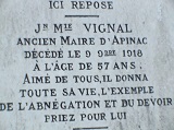 Tombe d'un maire