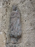 Sculpture dans un mur