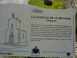 Panneau de la chapelle