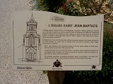 Panneau �glise St Jean Baptiste