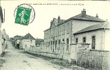 Les �coles et rue de l'Eglise